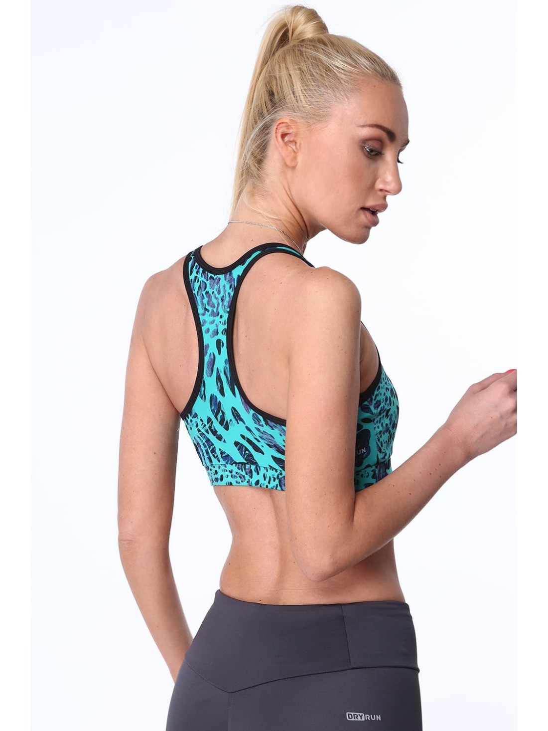 Mint leopard print sports top MR15498 - Online store - Boutique